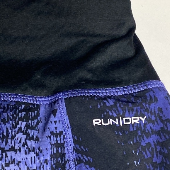 Saucomy Pinnacle Women Running Shorts Purple Black Blended Elastic Waist Medium - Picture 7 of 15